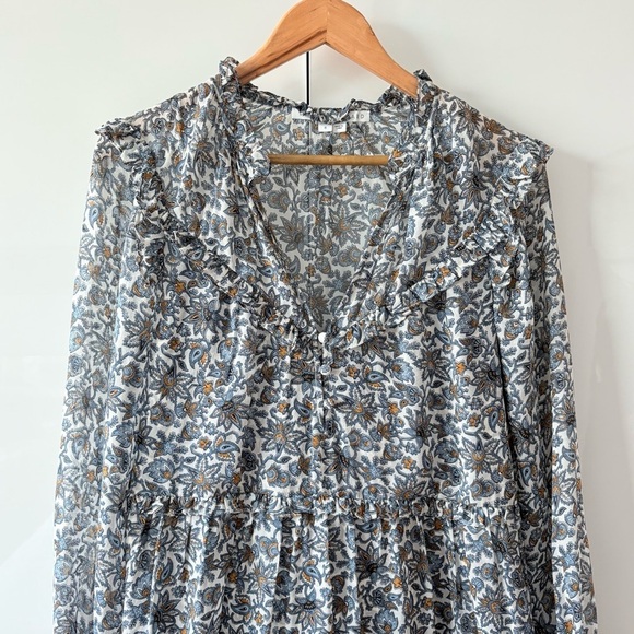 Veronica Beard Savile Floral Silk Dress - Picture 4 of 11